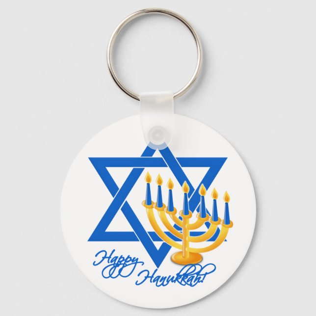 Llavero Cadena de claves Hanukkah (Anverso)