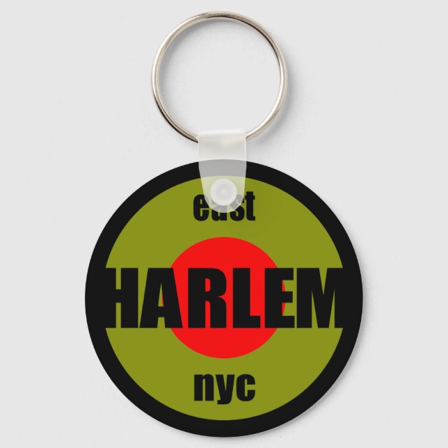 Llavero Cadena de claves Harlem NYC (Anverso)