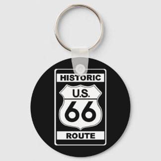 Llavero Cadena de claves histórica de la ruta 66