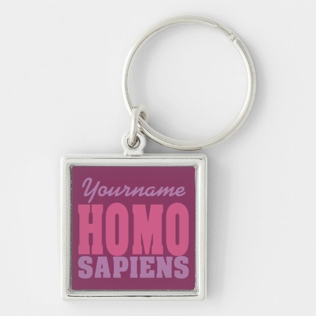 Llavero cadena de claves HOMO SAPIENS (Frente)