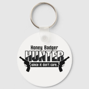 Llavero Cadena de claves Honey Badger Hunter