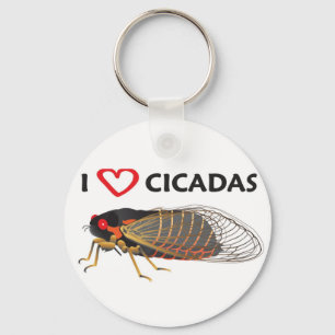 Llavero Cadena de claves "I love Cicada"