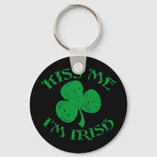 Llavero Cadena de claves irlandesa Kiss Me Im $7.50