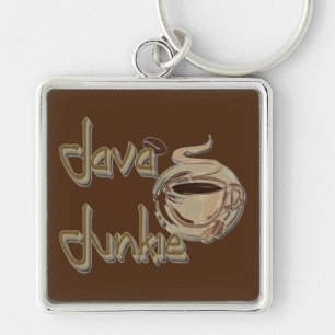 Llavero Cadena de claves Java Junkie Coffee Lovers