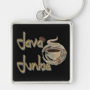 Llavero Cadena de claves Java Junkie Coffee Lovers