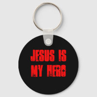 Cadena de claves "Jesús es mi héroe"