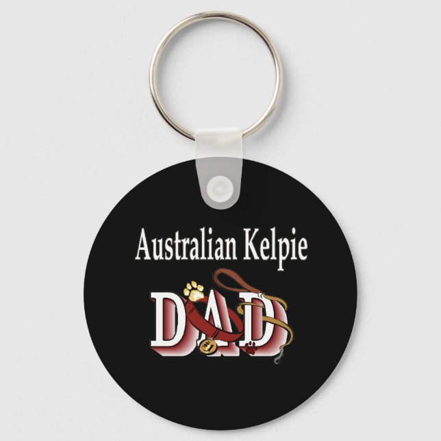 Llavero cadena de claves kelpie de australia (Anverso)