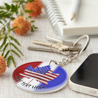 Llavero Cadena de claves Keychain personalizada de Canadá