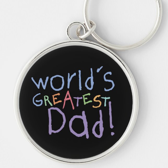 Llavero Cadena de claves Kids Greatest Dad (Frente)