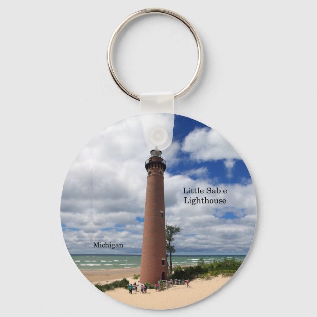 Llavero Cadena de claves Little Sable Lighthouse (Anverso)