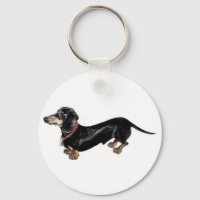 cadena de claves "long dog" de dachshund