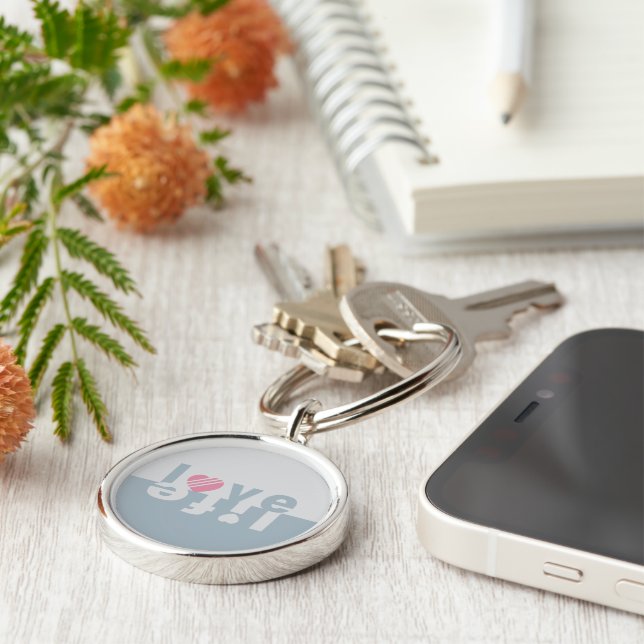 Llavero cadena de claves LOVE LIFE (Lado)