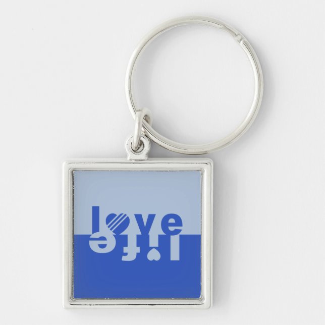 Llavero cadena de claves LOVE LIFE (Frente)
