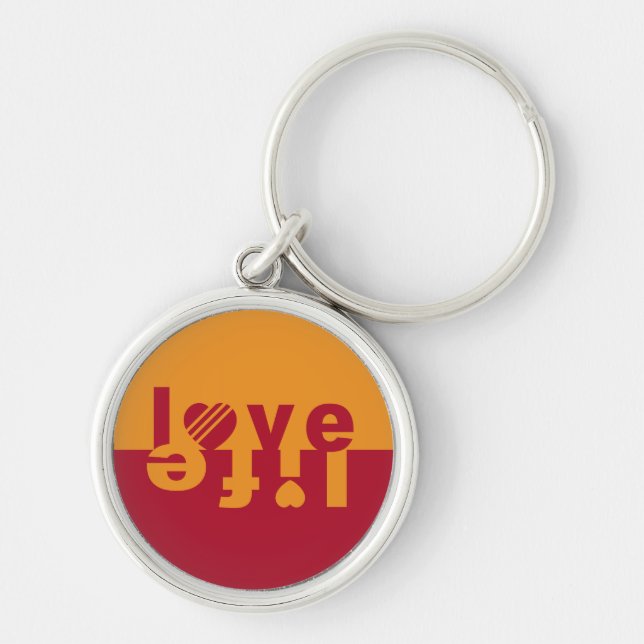 Llavero cadena de claves LOVE LIFE (Frente)
