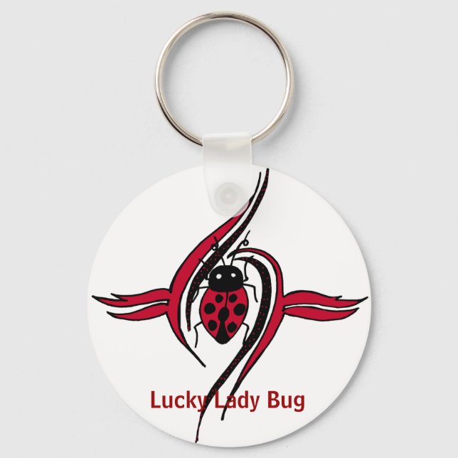 Llavero Cadena de claves Lucky Lady Bug (Anverso)