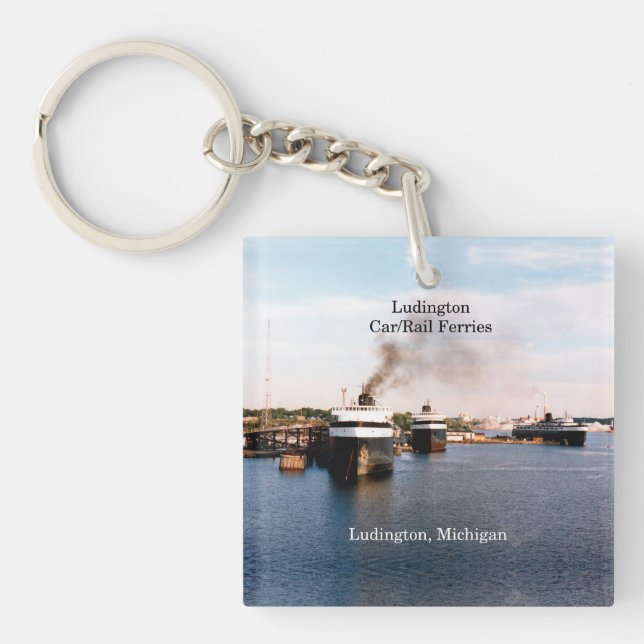 Llavero Cadena de claves Ludington Carferries (Frente)
