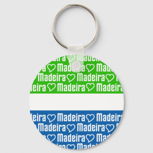 Llavero Cadena de claves Madeira, personalizar