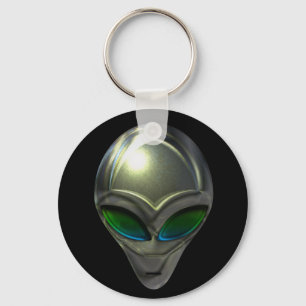 Llavero Cadena de claves metalizado Alien Head 02