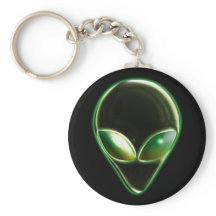 Cadena de claves metalizado Alien Head 04