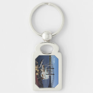 Llavero Cadena de claves metalizado de torneado