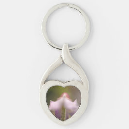 Llavero Cadena de claves Metalizado del corazón torcido