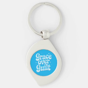 Llavero Cadena de claves Metalizado Grace Over Guilt