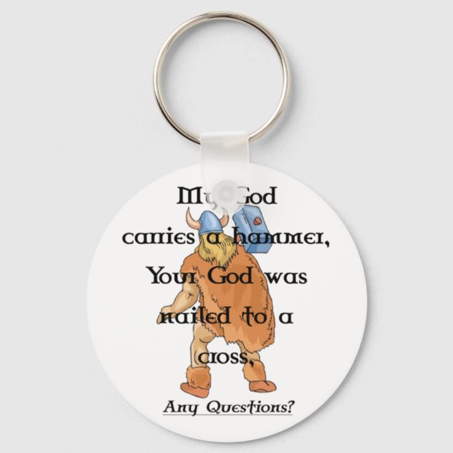 Llavero cadena de claves Mi Dios (Anverso)