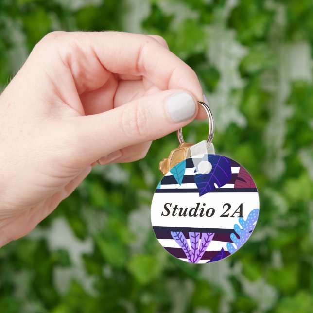 Llavero Cadena de claves Minimalista moderna personalizada (Mano)