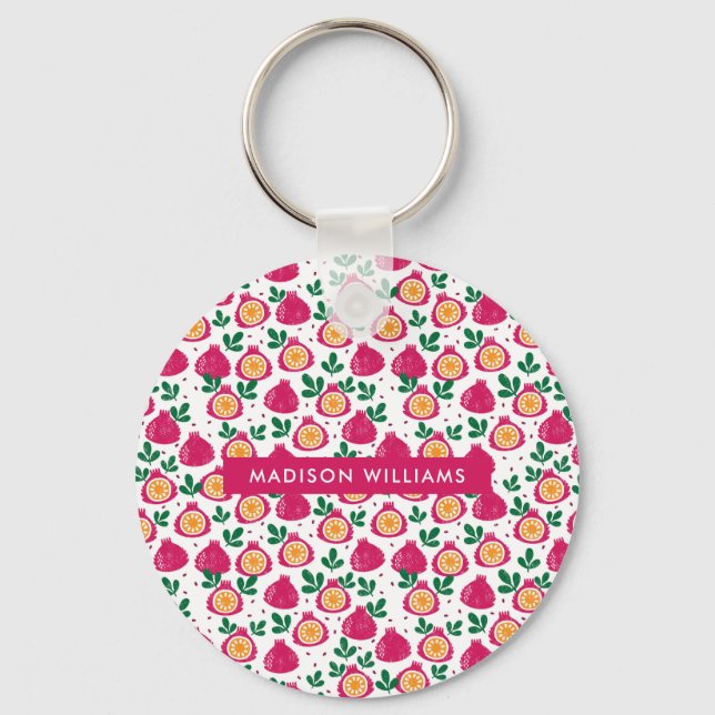 Llavero Cadena de claves Minimalistas modernas monograma F (Anverso)