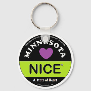 Llavero Cadena de claves "Minnesota Nice - a State State o