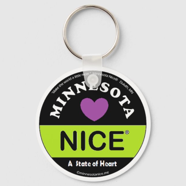 Llavero Cadena de claves "Minnesota Nice - a State State o (Anverso)