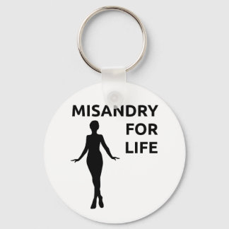 Llavero Cadena de claves "Misandry for Life"
