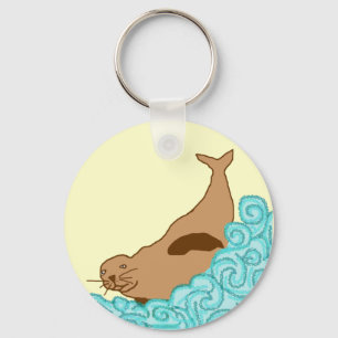 Llavero Cadena de claves Monk Seal de Hawái