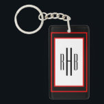 Llavero Cadena de claves monograma de caballeros personali<br><div class="desc">Añadir texto. Cadena de claves monograma de caballeros personalizados</div>