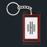 Llavero Cadena de claves monograma de caballeros personali<br><div class="desc">Añadir texto. Cadena de claves monograma de caballeros personalizados</div>