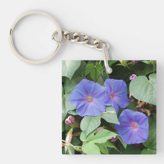 Llavero Cadena de claves Morning Glory Flowers (Frente)