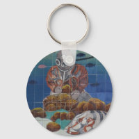 Cadena de claves Mural del Diversor Esponge Tarpon