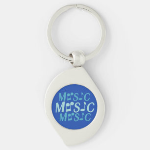 Llavero cadena de claves MUSIC personalizado