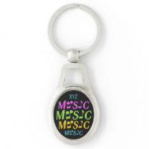 cadena de claves MUSIC personalizado