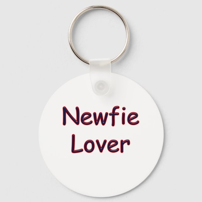 Llavero Cadena de claves Newfie Lover (Anverso)