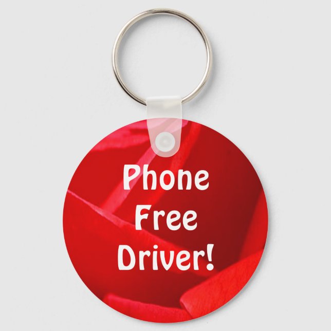 Llavero Cadena de claves "no enviar mensajes de texto ni c (Anverso)