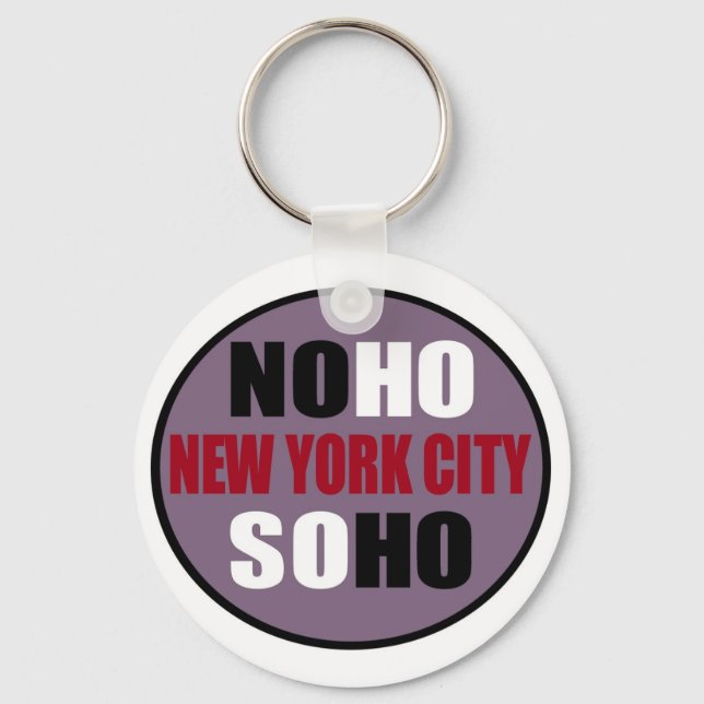 Llavero Cadena de claves NoHo SoHo de Nueva York (Anverso)