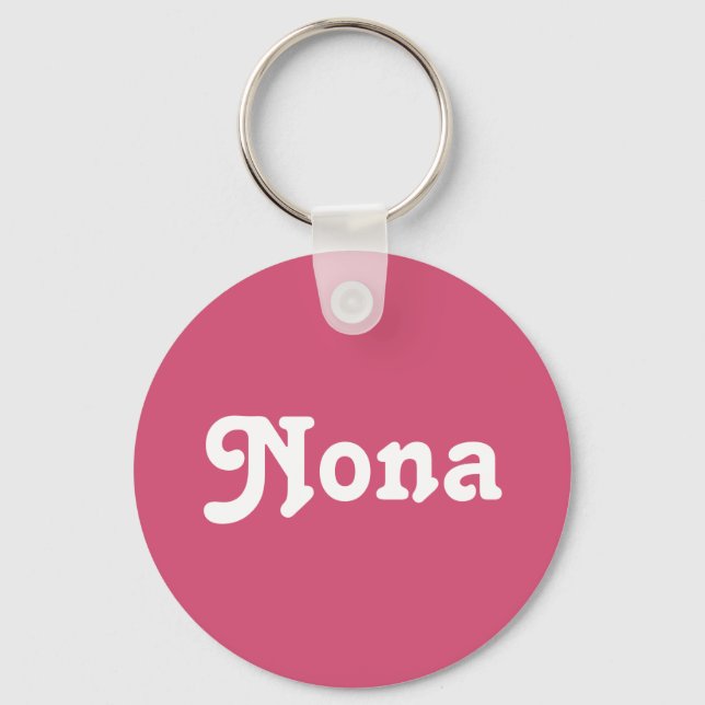 Llavero Cadena de claves Nona (Anverso)