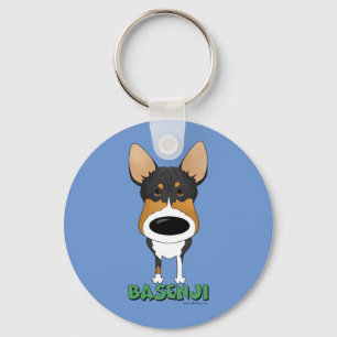 Llavero Cadena de claves Nothin' Butt Basenjis