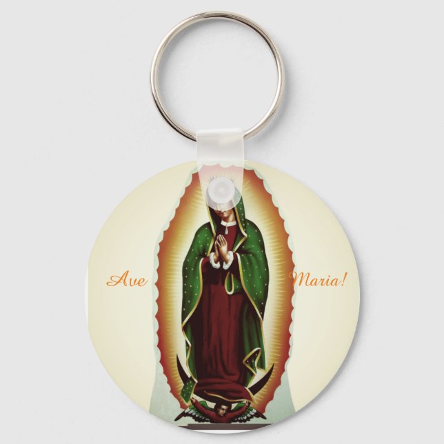 Llavero Cadena de claves Nuestra Señora de Guadalupe (Anverso)