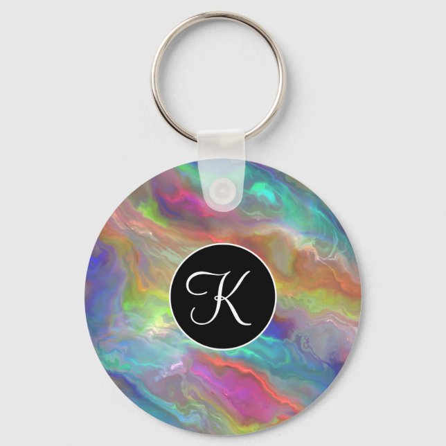 Llavero Cadena de claves Opal Agate (Anverso)