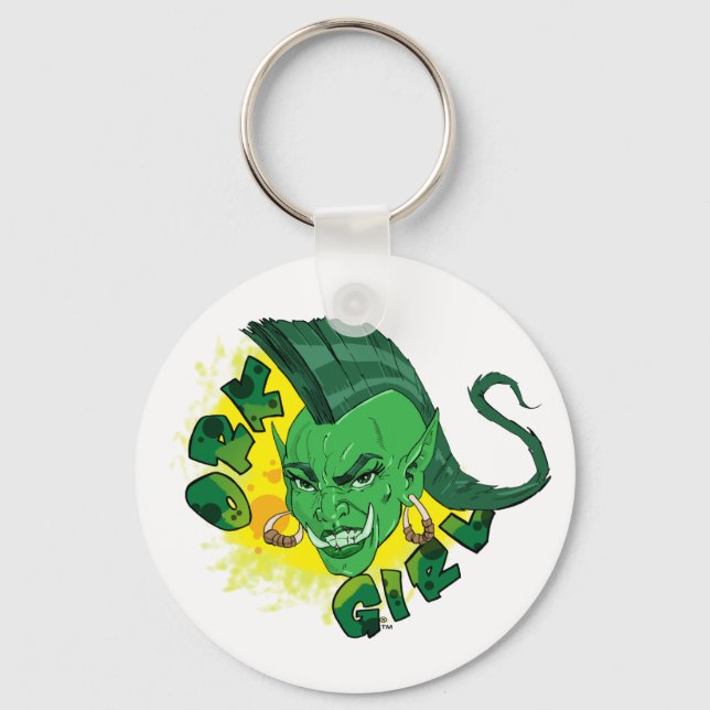 Llavero cadena de claves ORK CHICA (Anverso)