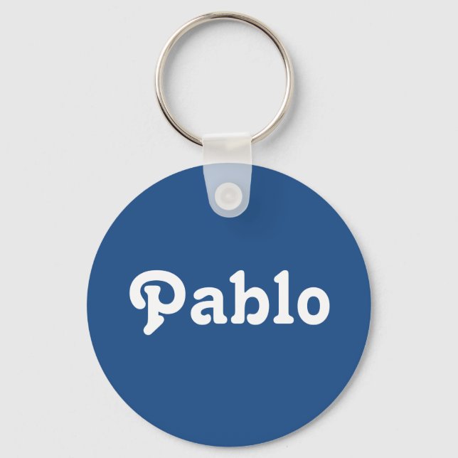 Llavero Cadena de claves Pablo (Anverso)