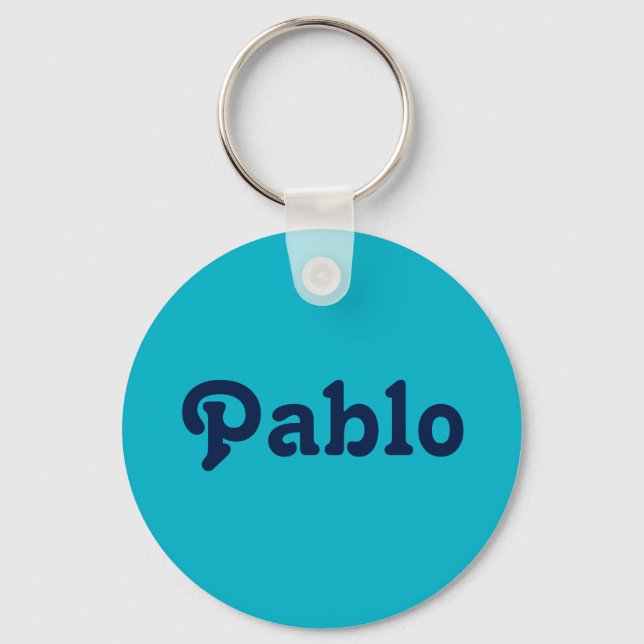 Llavero Cadena de claves Pablo (Anverso)