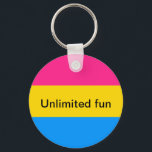 Llavero Cadena de claves pansexuales<br><div class="desc">Una cadena de claves para los pansexuales</div>